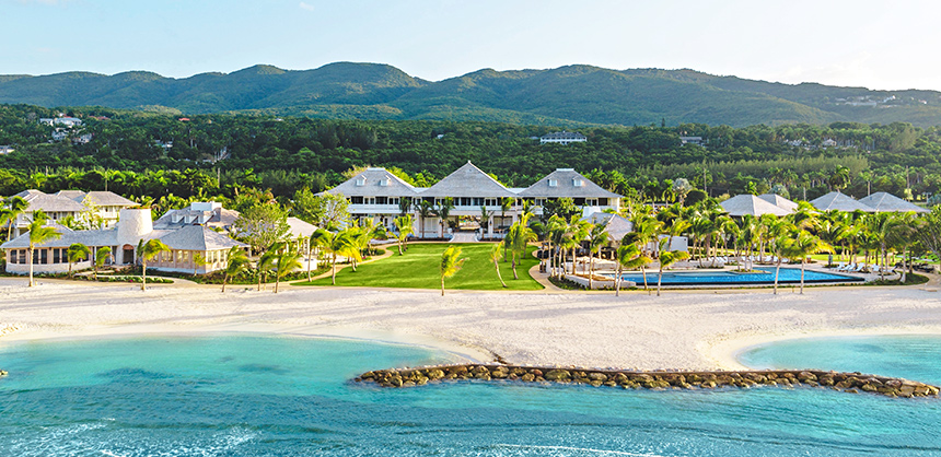 Left, Eclipse at Half Moon is a hotel-within-a-hotel at Half Moon resort in Jamaica. Half Moon offers more than 15,000 sf of meetings space. Courtesy Photo
