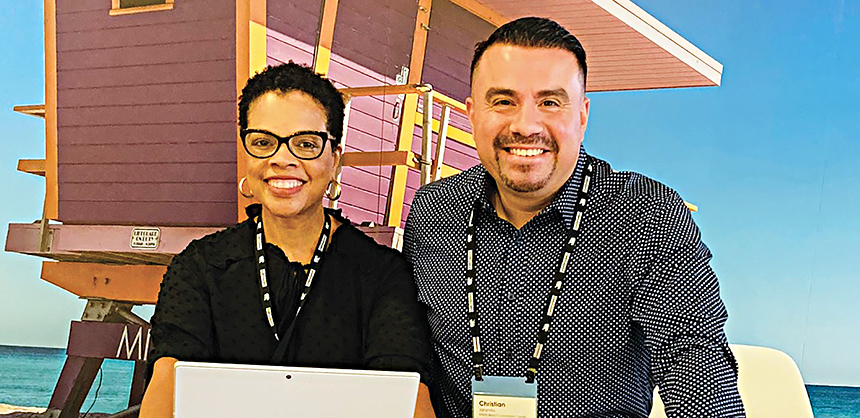 Carol Motley, senior vice president, convention sales and services at the Greater Miami Convention & Visitors Bureau, left, says Miami is “a sure bet” for meeting planners and attendees.