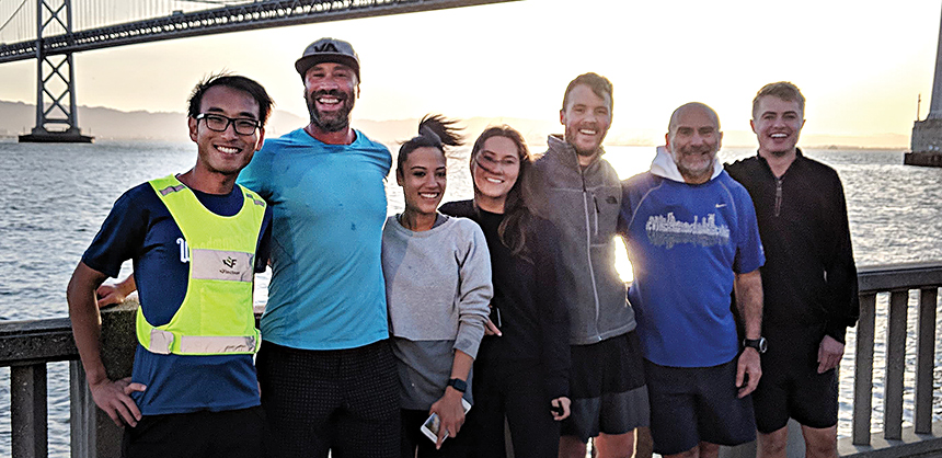 An early-morning run is great to offer as part of the wellness activities at an event. But, planners say, consider that many attendees may prefer to exercise in the evening. Courtesy of Melissa Park Events