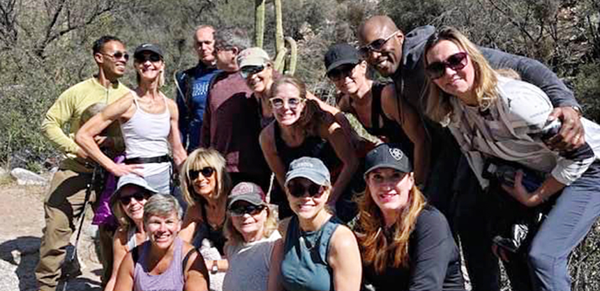 Lisa McGowan, president of AWA Meetings, recently chose Loews Ventana Canyon Resort in Tucson for a fitness retreat due to the resort’s proximity to hiking trails, the mountains directly behind the resort and ease with which attendees could go hiking on their own. Courtesy of Lisa McGowan