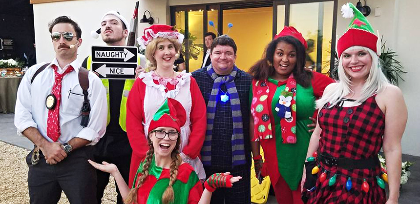 Rather than simply hiring a band, how about a murder-mystery, or another skit or play with a theme tied to your event? The key is to think outside the box. It’ll be worth it if attendees leave with memories that will last forever.  Courtesy of Lori Dolan