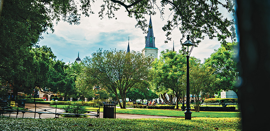 St. Louis Cathedral in Jackson Square is one of several iconic buildings located in New Orleans. Photo by Justen Williams