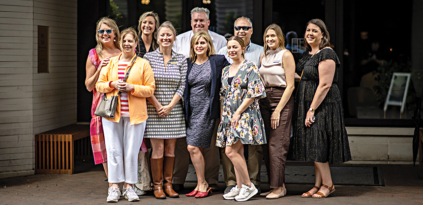 The ETHOS Event Collective’s team and others took in a few of Savannah’s charms at the recent opening of ETHOS’ local office. Courtesy of Joe Fijol