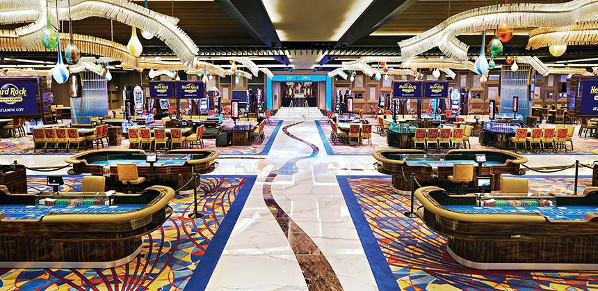 Hard Rock Hotel & Casino Atlantic City has additional slot and table games and other amenities after a $20 million capital investment. Courtesy of Hard Rock Hotel & Casino Atlantic City