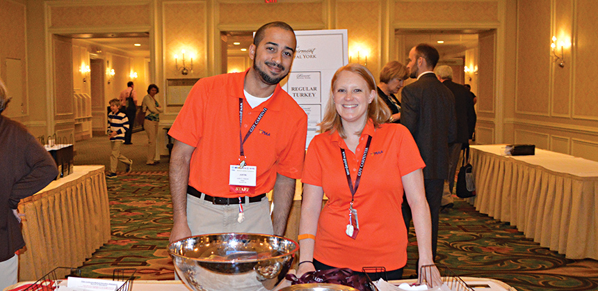 Jenna Hummell, CMP, Manager, Meetings & Education for the Medical Professional Liability Association (MPLA), right, says Omni Scottsdale Resort & Spa at Montelucia met their needs for their recent annual event. Courtesy of Jenna Hummell
