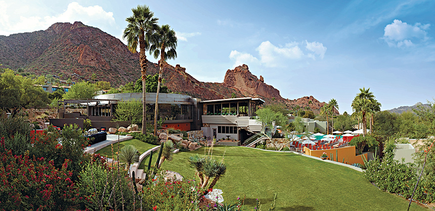 Sanctuary Camelback Mountain, A Gurney’s Resort & Spa, offers The Sanctuary Spa, at 12,000 sf.  Courtesy Photo
