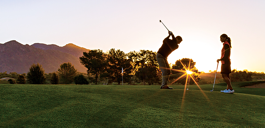 Omni Tucson National Resort, pictured, offers two golf courses for players of all skill levels. Courtesy of Visit Tucson