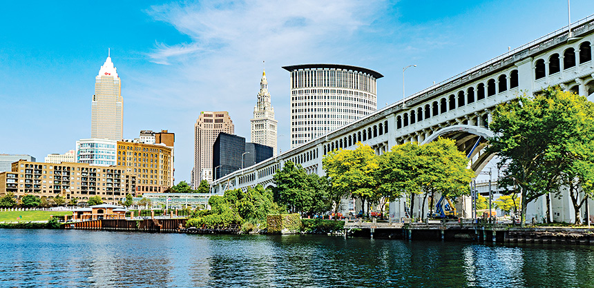 Cleveland’s skyline. © Wil Lindsey