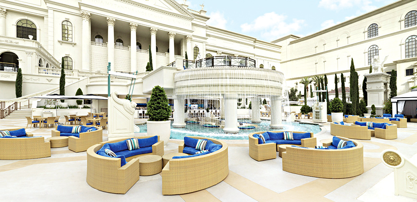 The Fortuna Pool at Caesars Palace. Courtesy Photo