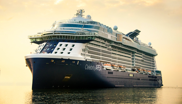 Celebrity Apex will be one of two ships using a biofuel blend that reduces carbon emissions.