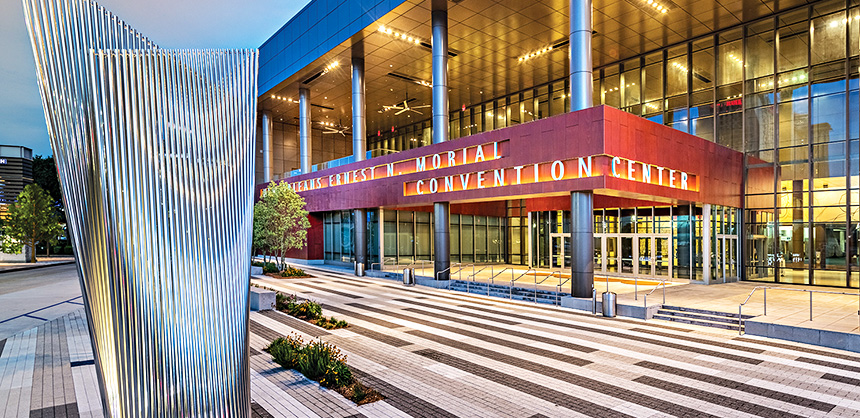 The New Orleans Ernest N. Morial Convention Center boasts more than 1 million sf in meeting space. Courtesy Photo