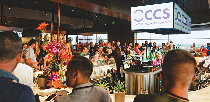 CCS Presentation Systems hosted its national sales summit at Talking Stick Resort. Courtesy of Julie Solomon