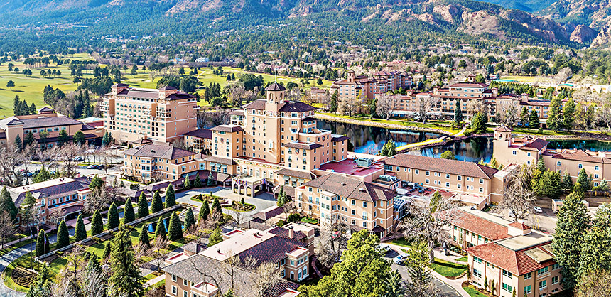 The Broadmoor in Colorado Springs, CO. Courtesy Photo