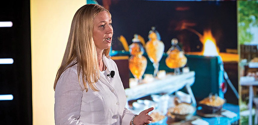 Nicole Raudabaugh (pictured), customer success manager at Meetings & Incentives Worldwide, says that a successful keynote speaker can inspire, teach and entertain all at once. Courtesy Photo