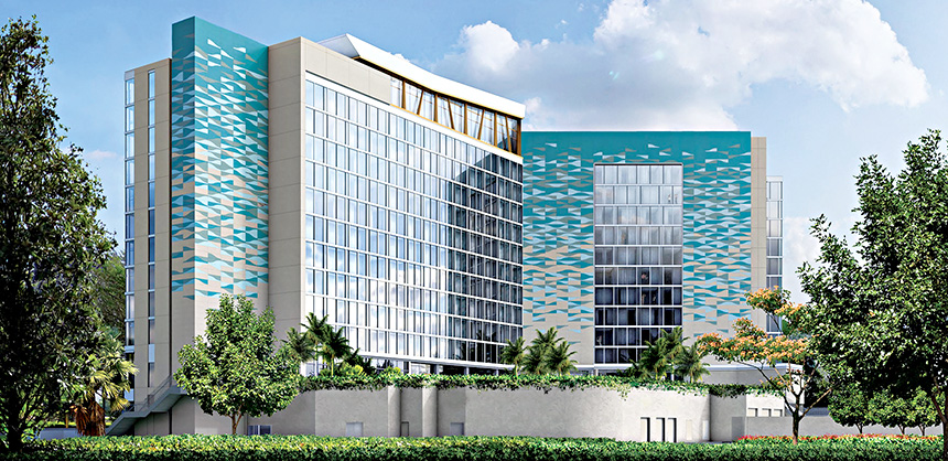 The Walt Disney World Swan Reserve has 15,711 sf of meeting space, including two ballrooms and 12 meeting rooms plus an additional 13,835 sf of outdoor space. Courtesy of Walt Disney World Swan & Dolphin