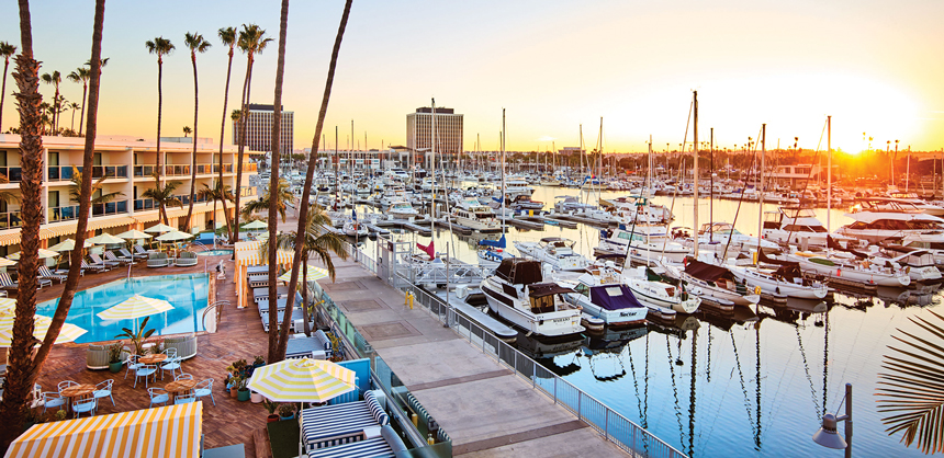 Marina del Rey offers harborside restaurants and venues with more than 100,000 sf of meeting space. Courtesy Photo