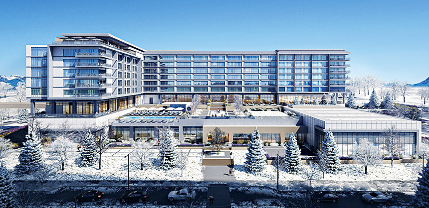 Hotel Polaris, set to open late this year in Colorado Springs, CO, offers 26,000 sf of meeting space on one floor. Courtesy Photo