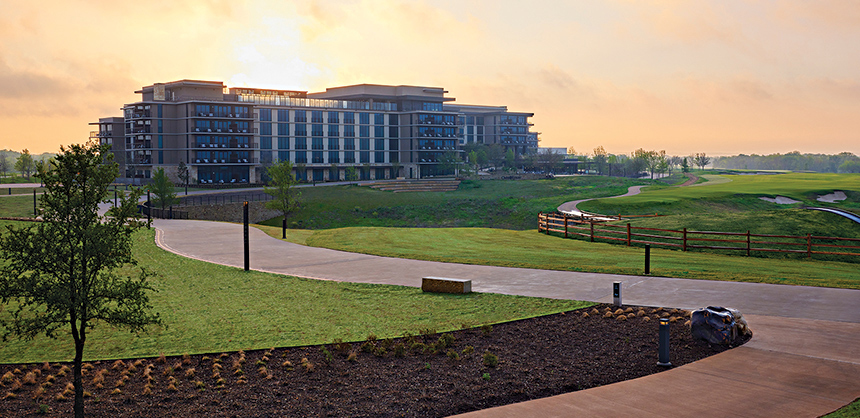 The recently completed Omni PGA Frisco boasts 127,000 sf of event space. Photo by Werner Segarra