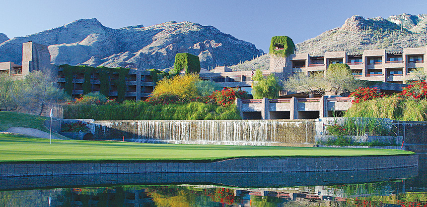 Loews Ventana Canyon Resort in Tucson, AZ has two Tom Fazio-designed golf courses and 83,000 sf of meeting space. Courtesy of Visit Tucson