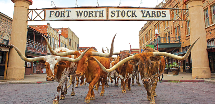 Fort Worth's Stockyards National Historic District brings in about 3 million visitors a year.