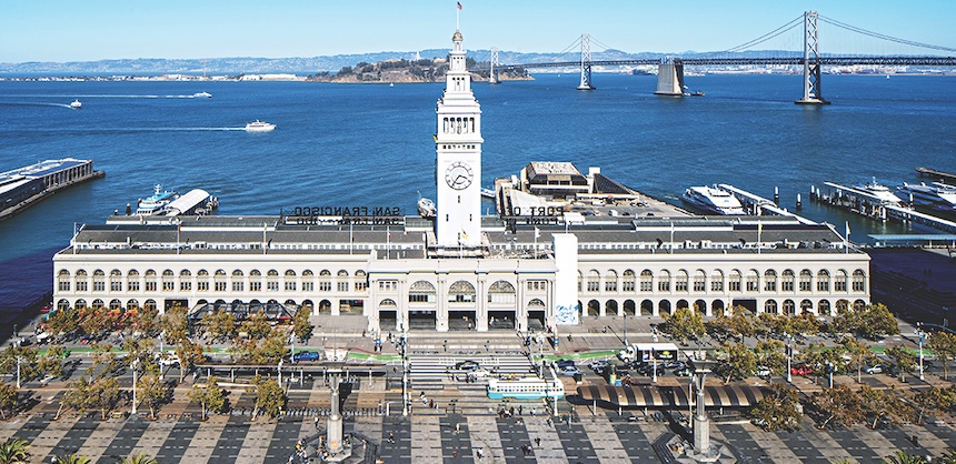 The Hyatt Regency San Francisco overlooks the city’s port. Courtesy photo
