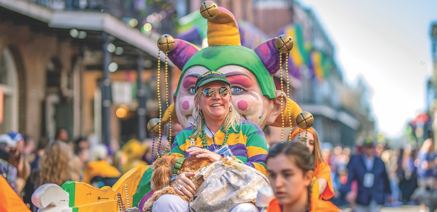 Mardi Gras is one of many events that will leave a lasting impression on attendees. Photo by Robert Proctor