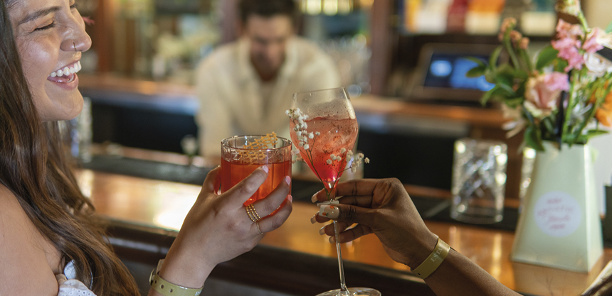The Estancia La Jolla Hotel & Spa in San Diego, CA has a zero-proof cocktail and elixir bar. Photo courtesy of ELJ Photography By Renato