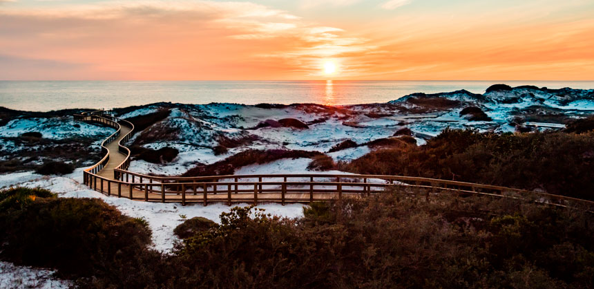 South Walton offers 26 miles of sugar-white sand beaches.