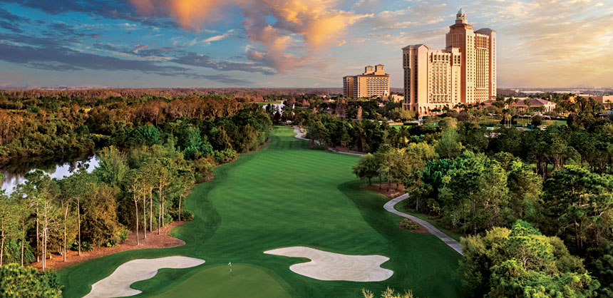 The JW Marriott Orlando, Grande Lakes’ features an 18 hole championship golf course, more than 169,000 sf of event space and over 1,000 guestrooms and suites.