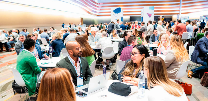 Networking is a great way to stay on top of industry trends and expand your career. Photo credit: Cvent