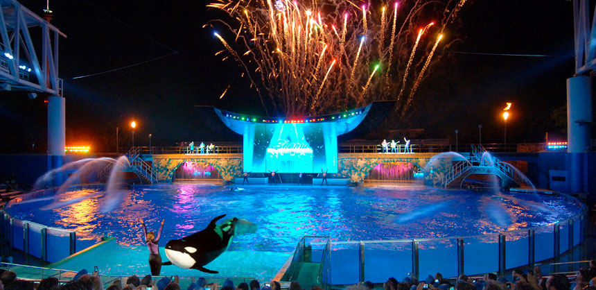 JR Global Events held a successful exclusive nighttime event at SeaWorld for 1200 attendees.