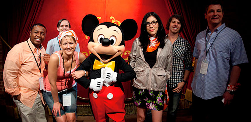 Mashable’s conference included a scavenger hunt at EPCOT. Photo credit: Michael Cummings