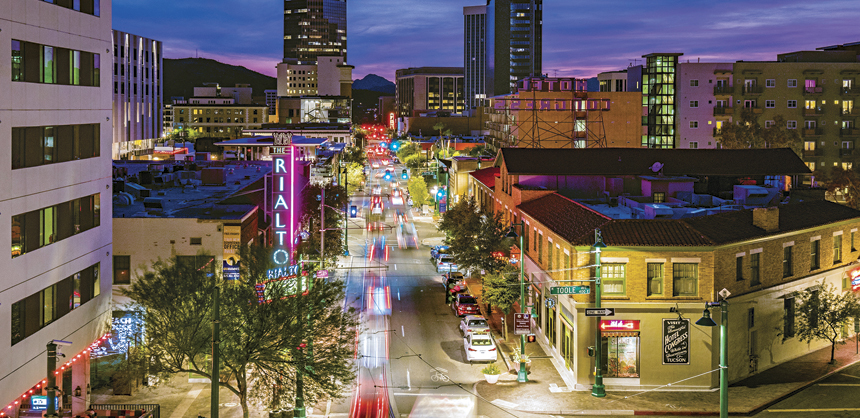 When not attending events in Tucson, attendees can see historic architecture or enjoy the diverse food scene, cultural institutions and shopping, as well as experience the natural landscapes.