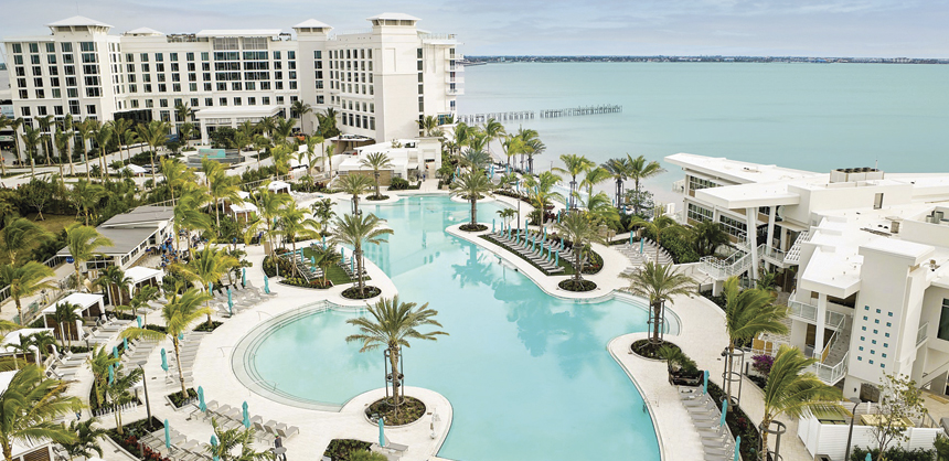 In Punta Gorda, planners will find the tranquil Charlotte Harbor Sunseeker Resort located on 22 waterfront acres and offering 60,000 sf of meeting and event space and 785 guestrooms.