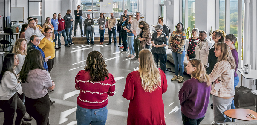 At Better Meetings, they keep attendees engaged by creating an inclusive and creative environment for everyone to stay interactive and collaborate. Photo credit: Chris Zimmer