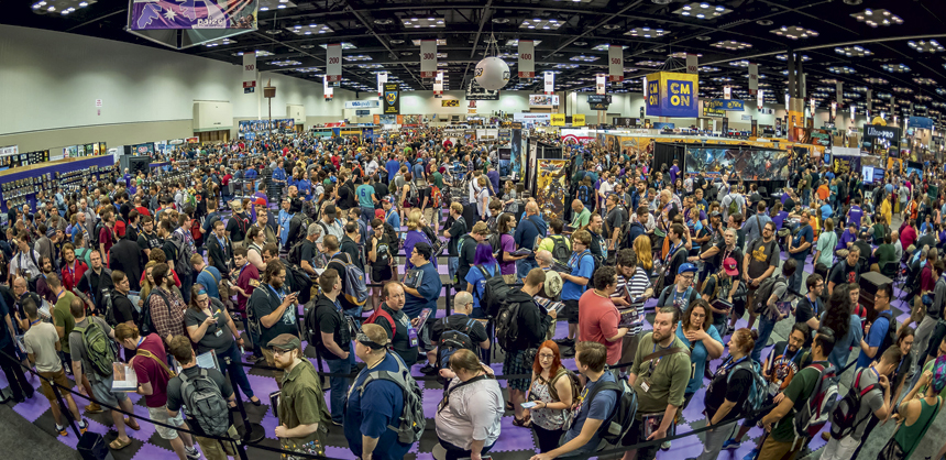 The Indianapolis Convention Center is a perfect fit for large conventions, such as Gen Con, which last year had about 71,000 attendees.