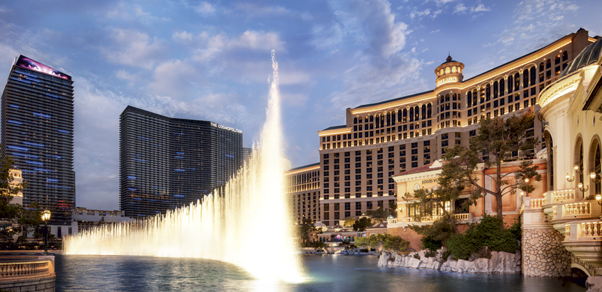 Bellagio Hotel & Casino is known for its beautiful water show, but also for its world class entertainment and cuisine, and versatile meeting spaces.
