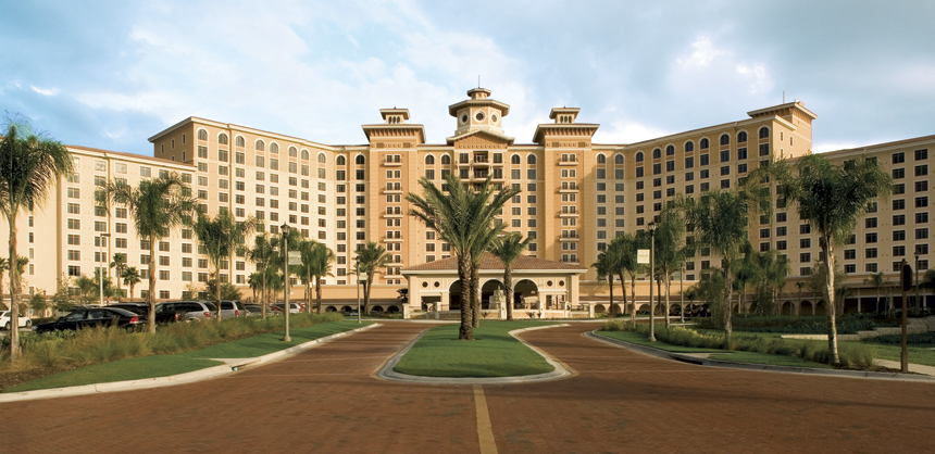 Rosen Shingle Creek in Orlando, FL offers 490,000 sf of meeting and event space, as well as a 18-hole championship golf course.