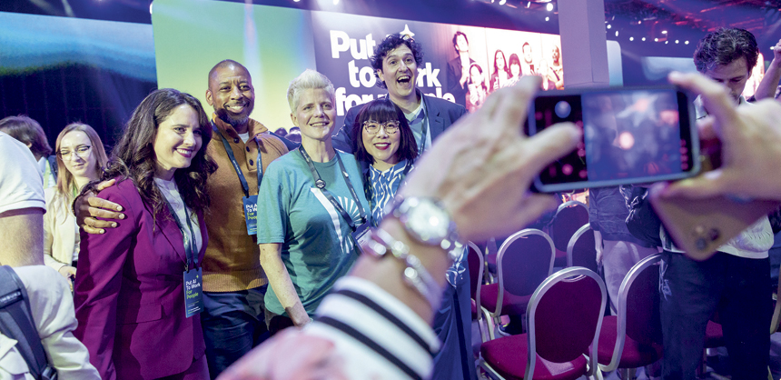 AI can suggest the best agendas to maximize attendance as well as help attendees with networking. Photo courtesy of ServiceNow