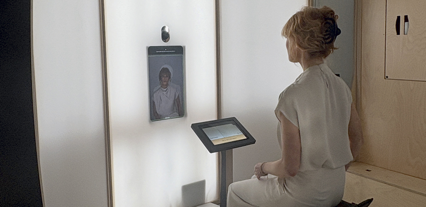 The Houston Building Owners and Managers Association offered keepsakes for attendees at their expo last year, including a photo of them drawn by PicME Events’s Draw Me Bot and a free headshot by Studio Pod.