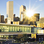 Colorado Convention Center, vertical sunshine