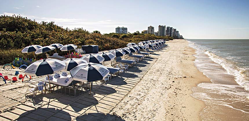 Clam Pass Beach at Naples Grande Beach Resort. Credit: Naples Marco Island Everglades CVB