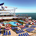 Carnival Horizon Digital Rendering,  aft pool