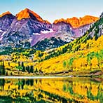 Maroon Bells. Aspen, Colorado.