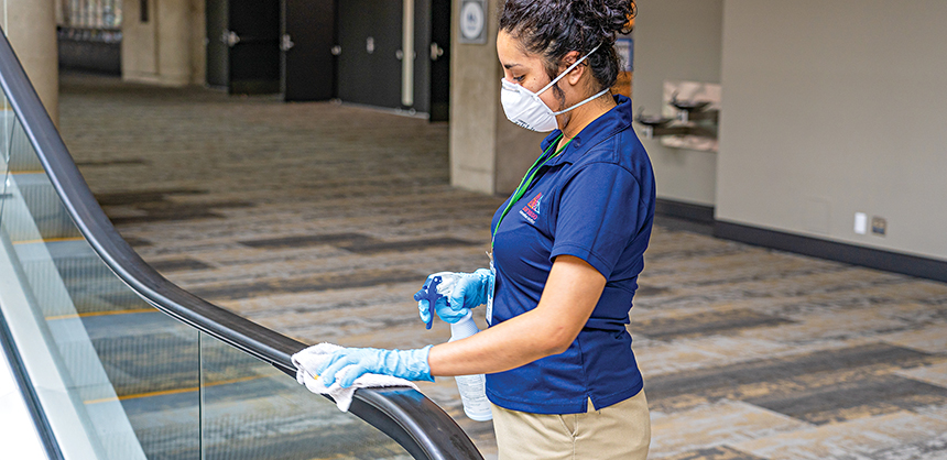 One of the biggest new expenses with which planners will have to contend is increased cleaning costs.