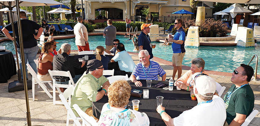 Custom T-shirt company Big Frog selected Wyndham Grand Orlando Resort Bonnet Creek for the site of the company’s annual meeting. Photo by Mark Loyack / Christie’s Photographic Solutions