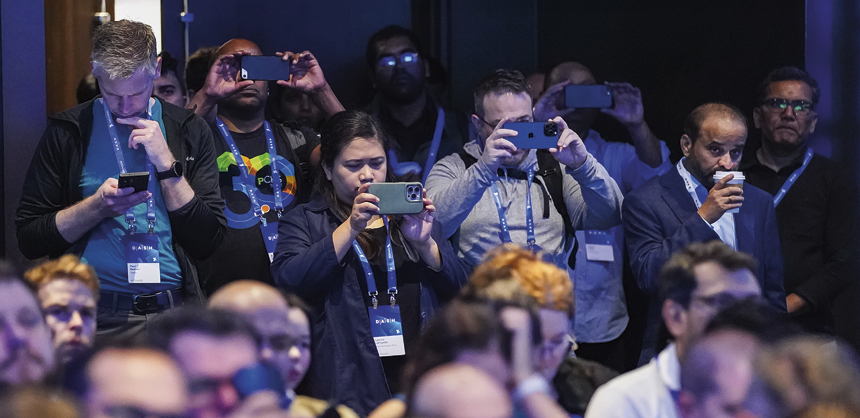 There is no escaping technology. Embracing it and adapting it to attendees leads to success. Pictured: Datadog’s DASH conference.