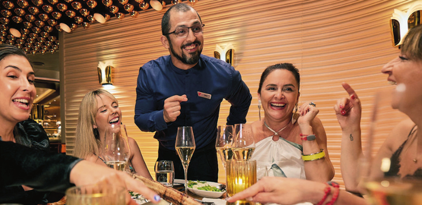 A big benefit for having a meeting at sea is that F&B is included. Photo courtesy of Virgin Voyages