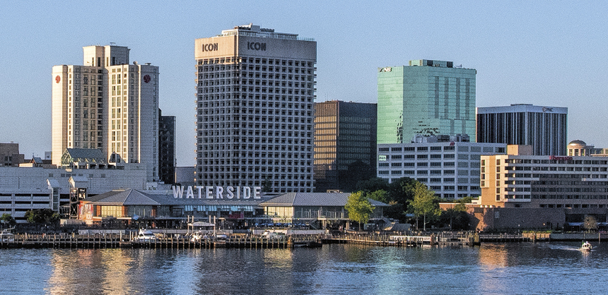 Norfolk’s revitalized downtown has a lively culinary and cultural scene.