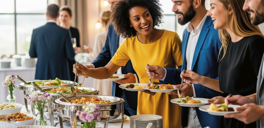 Including a buffet, rather than having servers, is one way to cut costs when it comes to F&B.